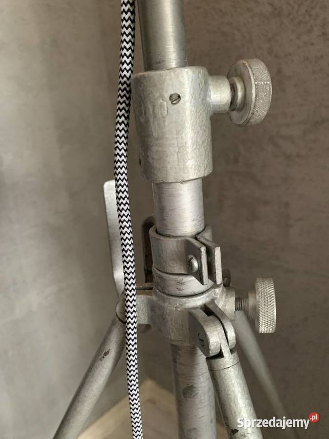 Vintage loft PRL lampa teatralno filmowa 1963r Poznań