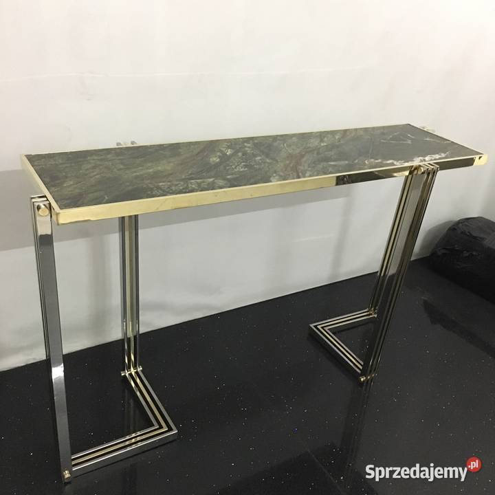Konsola Olivson Harold złoto srebrna kamienny 78cm mazowieckie Piaseczno