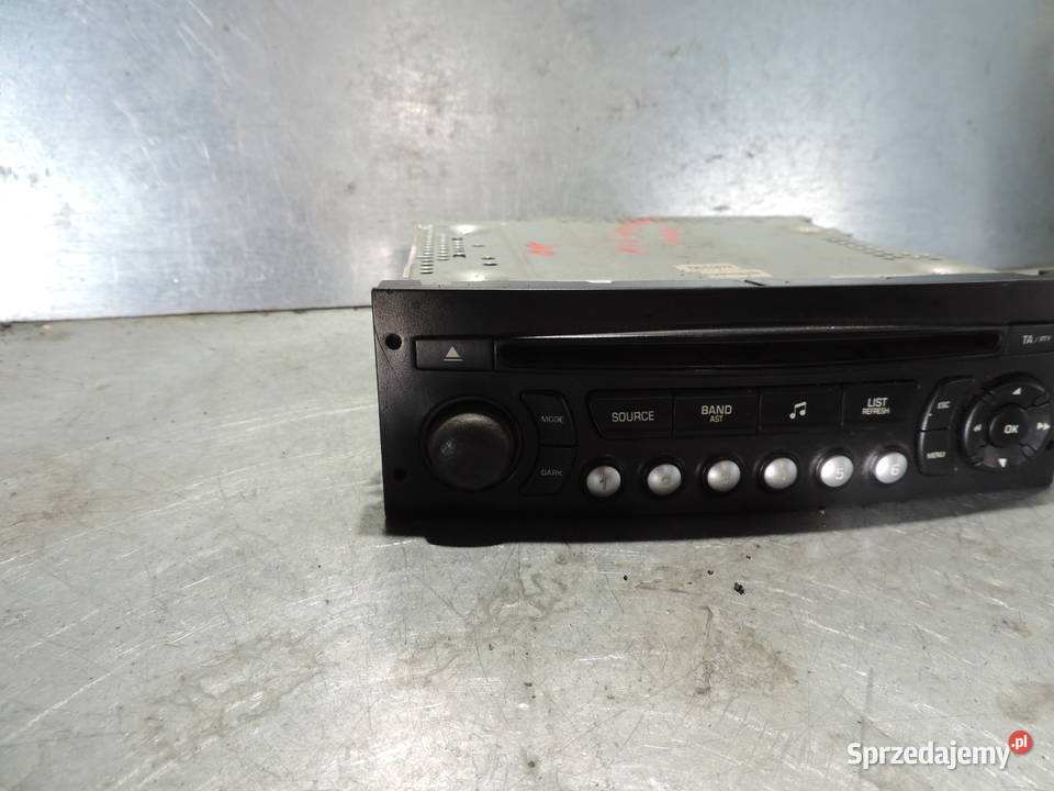 RADIO PEUGEOT 207 FL 96766518XT Sprzęt audio fabryczny Nowy Sącz sprzedam