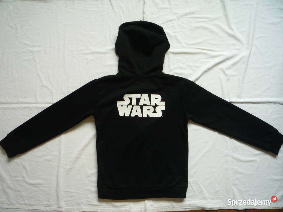 Sinsay 128134 Star Wars Czarna bluza kaptur Rozmiar 128 Szczecin