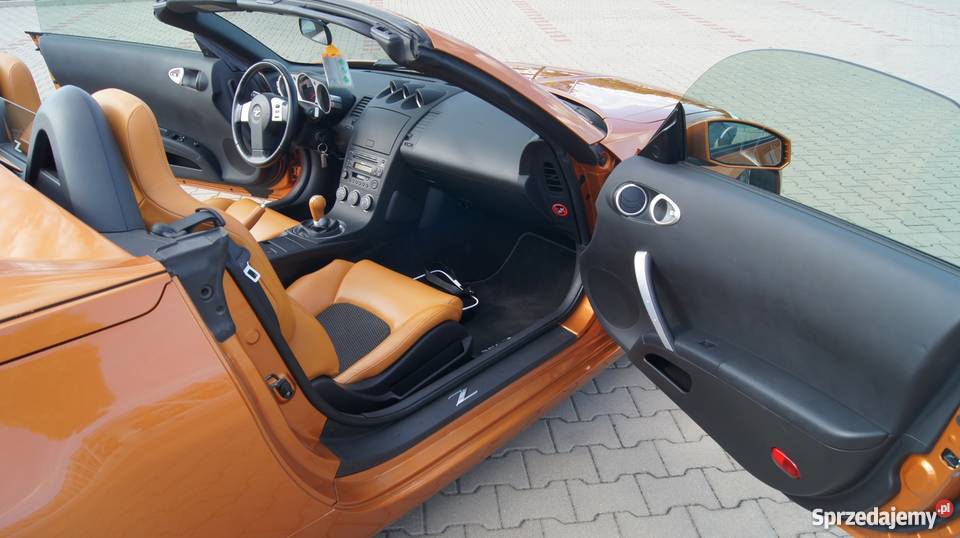 Nissan 350Z roadster wersja EU w rewelacyjnym nieuszkodzony Korycin