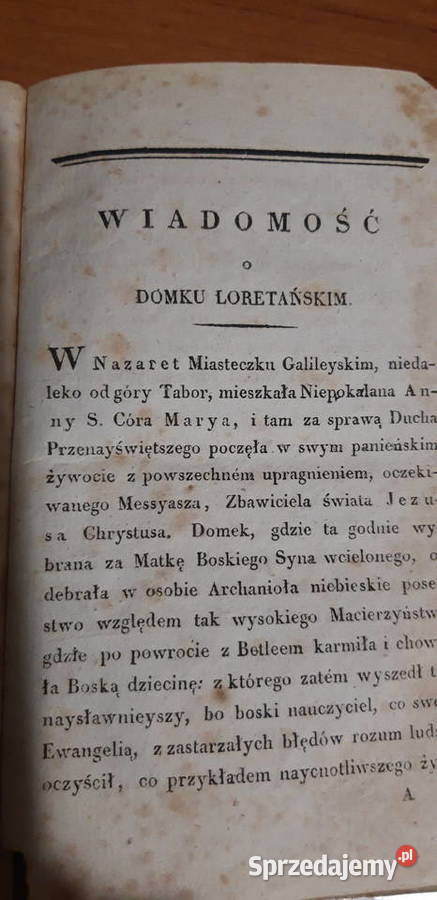 Sposób Czczenia i Wzywania Najśw MARYI Iwno sprzedam