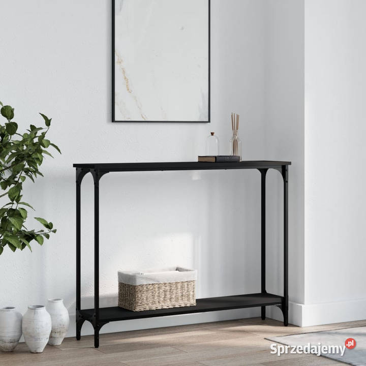 Stolik konsolowy czarny 100x225x75 WM834015 Warszawa
