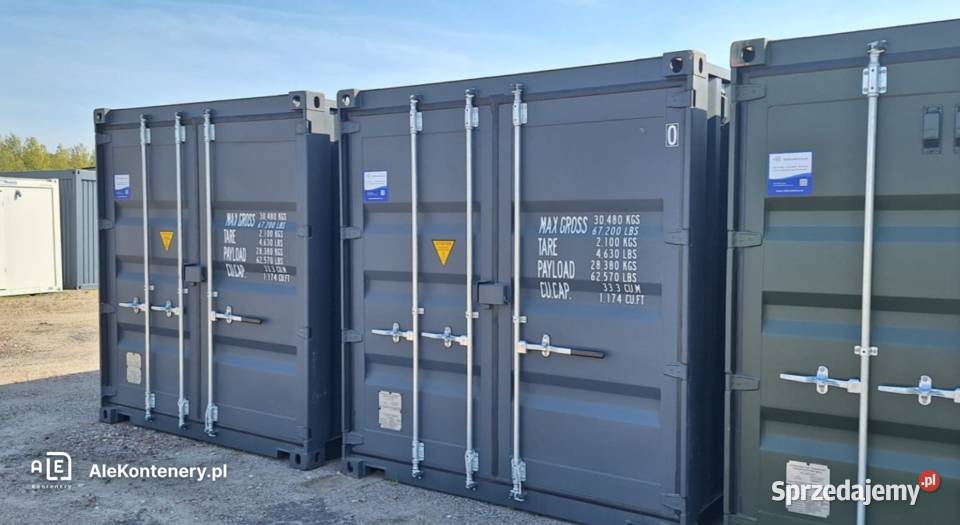 KONTENER MORSKI 20DV Antracyt NOWY dostępny ręki Tuchola