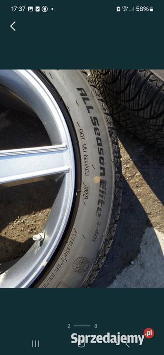Felgi aluminiowe 19 z oponami 5x108 ET 45 Nowe Radonice sprzedam