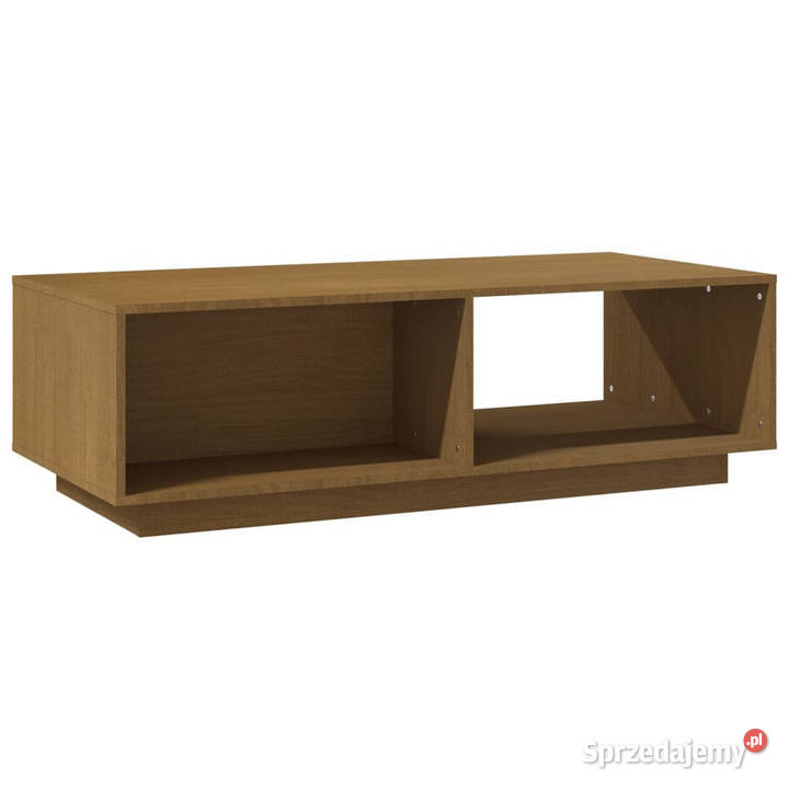 Stolik kawowy miodowy brąz 110x50x335 drewno Meble Warszawa