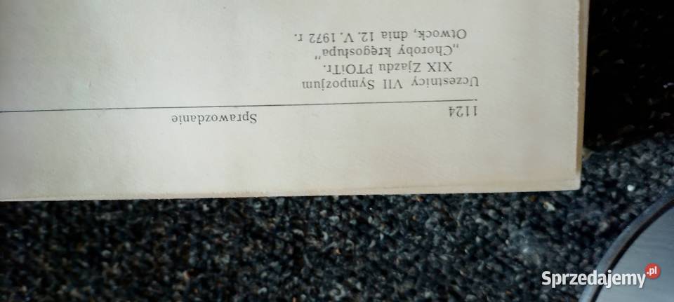 Medyczna książka ortopedyczna PRL Jarosław sprzedam