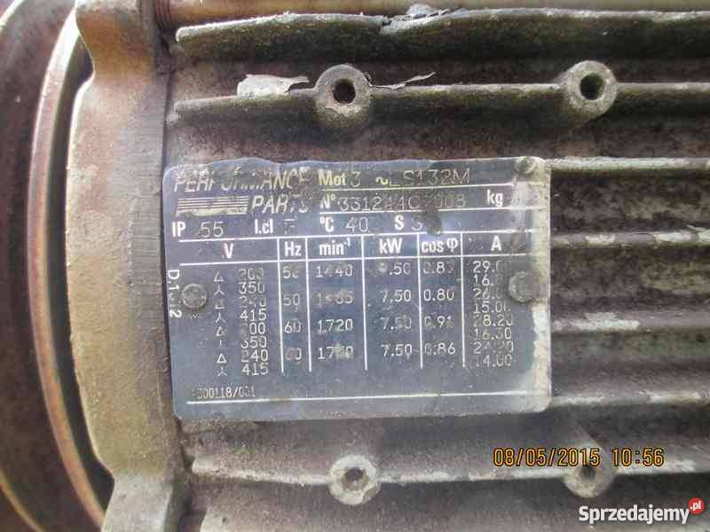 3x Silnik elektryczny 3 fazy moc 66 i 75 kw Mieszkowice sprzedam