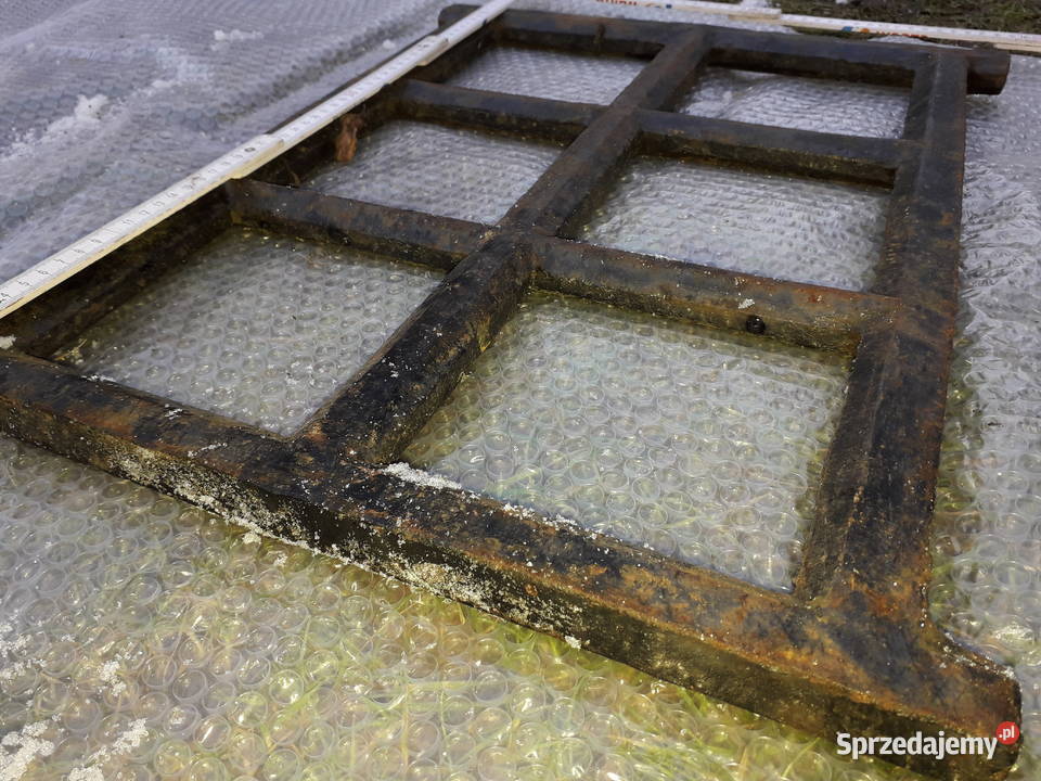 Okno żeliwne żeliwo Stare antyk Częstochowa sprzedam