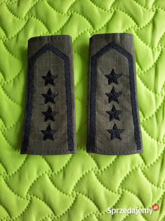 Pagony służbowe Straży Granicznej chorąży