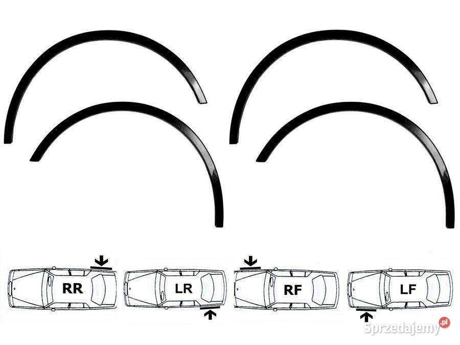 AUDI A3 8P nakładki na błotnik kpl 4 sierpy Ostrów Wielkopolski sprzedam