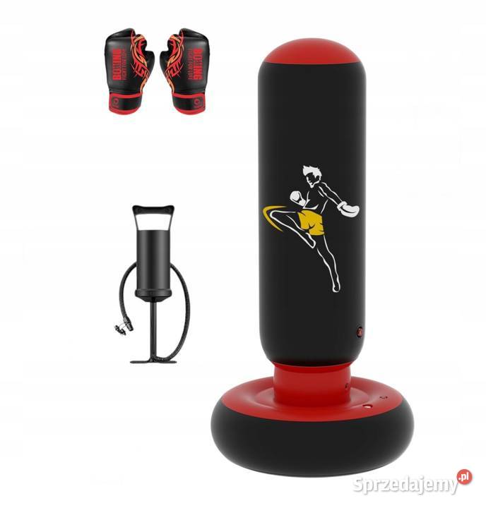 QPAU Stojak Bokserski Dzieci Worek Rękawice Zawiercie sprzedam