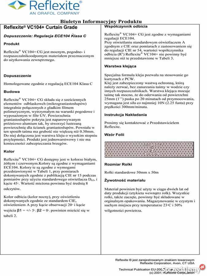 Słupek ostrzegawczy odblaskowy drogowy Nowy Sącz