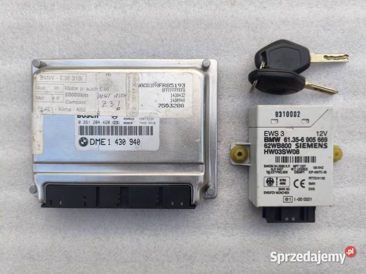 Komputer Sterownik Silnika BMW 3 E46 318i M43B19 mazowieckie Wyszków