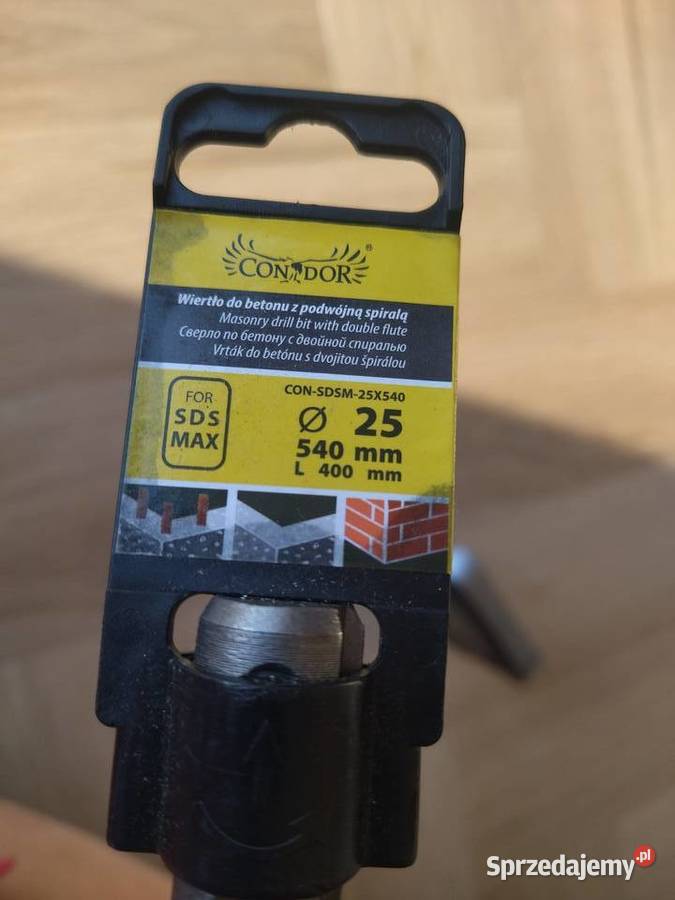 Nowe nieużywane wiertło do betonu SDS 25 x 540 Rurzyca sprzedam