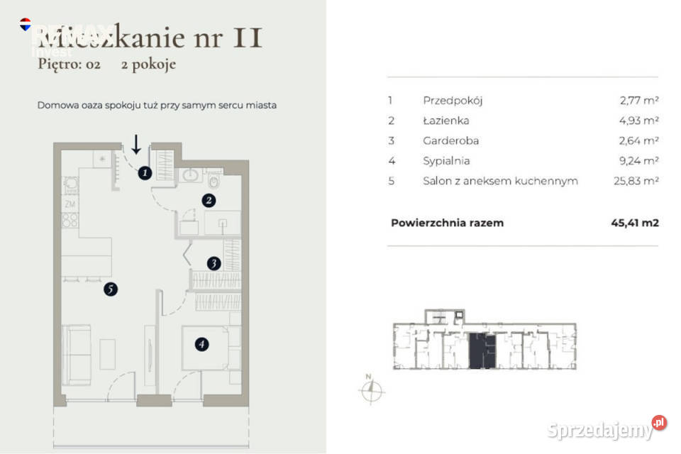 2pokojowe mieszkanie z balkonem BielskoBiała Piętro 2 Bielsko-Biała