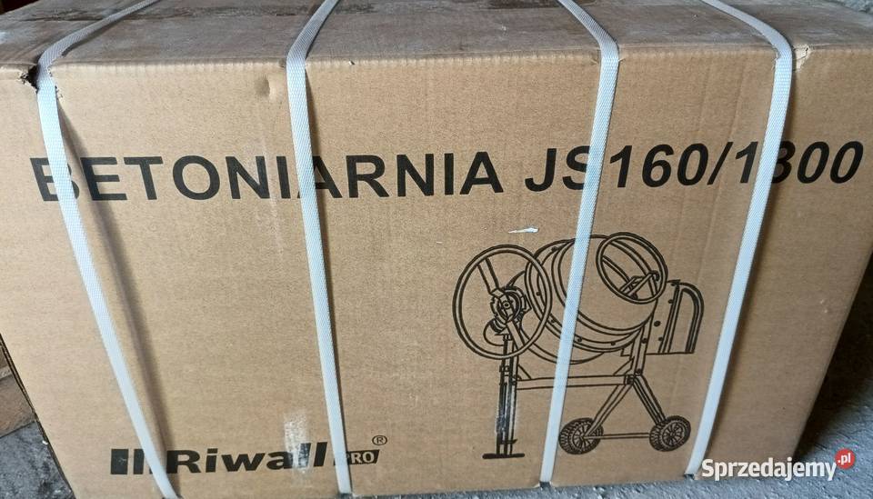 Betoniarka RiwallPro 160L nowy komplet karton Dęblin