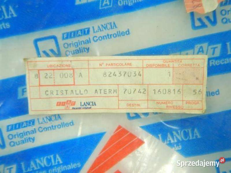 SZYBA TRÓJKĄT DRZWI TYLNYCH LANCIA DEDRA 8994 osobowe