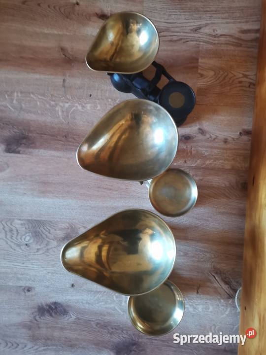 Stara Angielska waga szalkowa w stylu Art Deco małopolskie