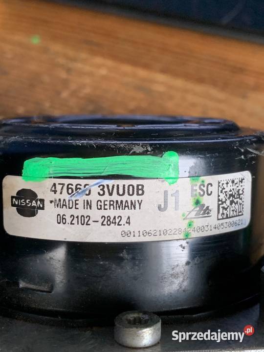 ABS NISSAN E 12 476603VU0B J1 06210969333 Margonin sprzedam