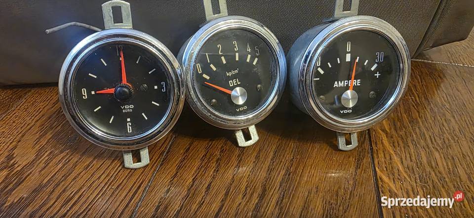 zestaw zegarów VDO 52 mm 1971 Łódź sprzedam