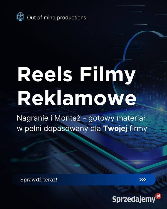 Filmy reklamowe firmy reels rolki nagranie Polska