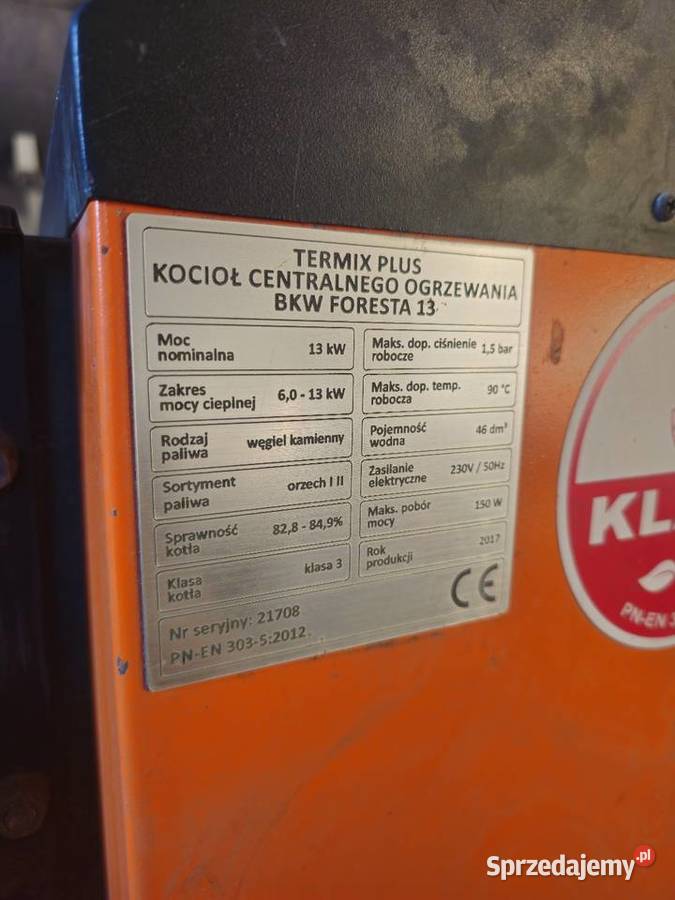 Piec na węgieldrewno Strzegom