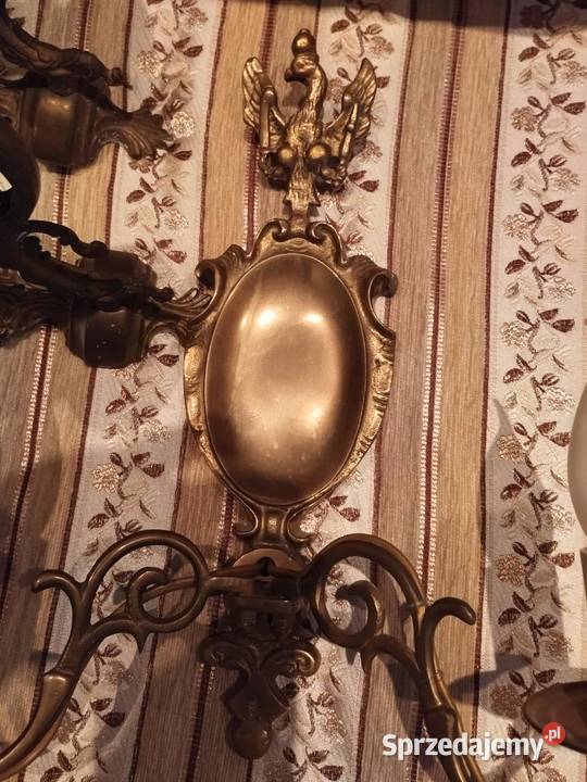 stare mosiężne kinkiety kinkiet wyprzedaż lubuskie sprzedam