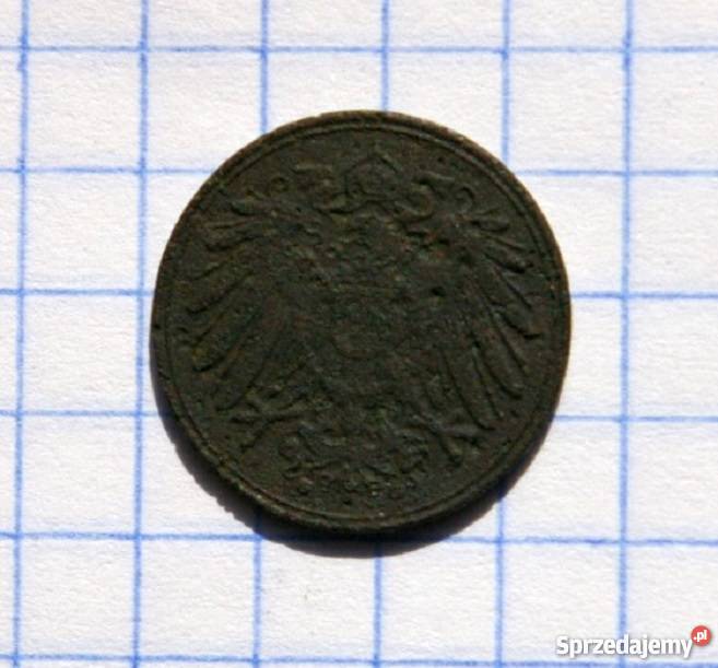 1 PFENNIG 1 FENIG 1912 CESARSTWO NIEMIECKIE lubelskie Piszczac sprzedam