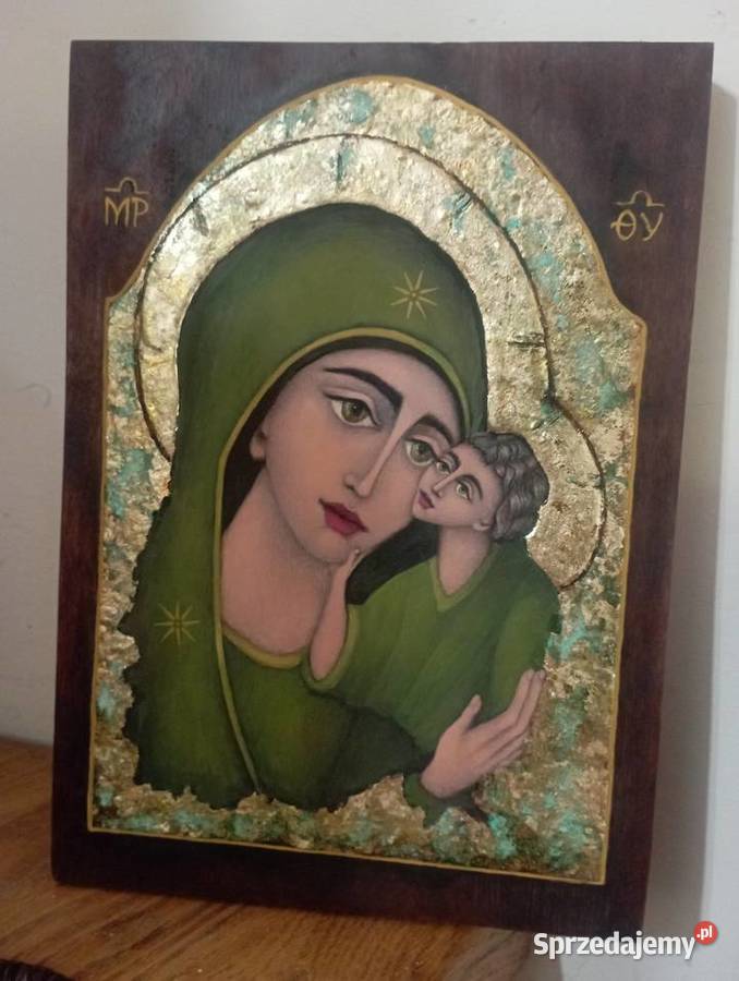 IKONAMATKA BOSKA Z DZIECIĄTKIEM lubelskie Kazimierz Dolny