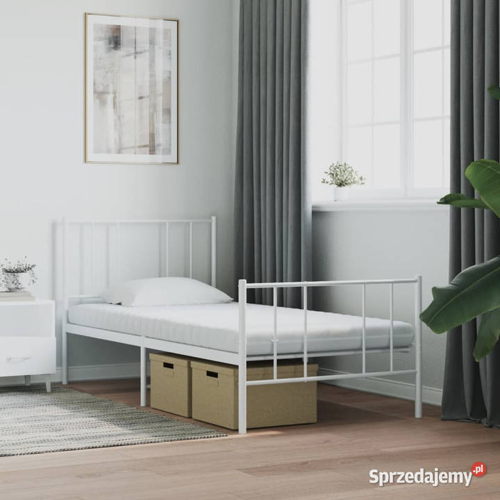 Materac piankowy biały 80x220 7strefowy twardość