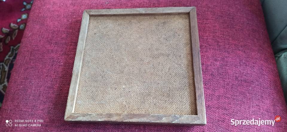 Podstawka pod gorące naczynia Drewniana ramka z Porcelana i szkło Gdańsk