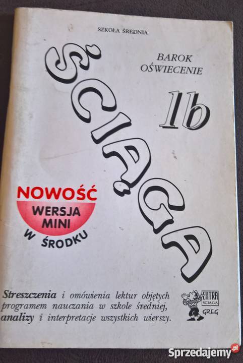Ściaga z j polskiego Wrocław sprzedam