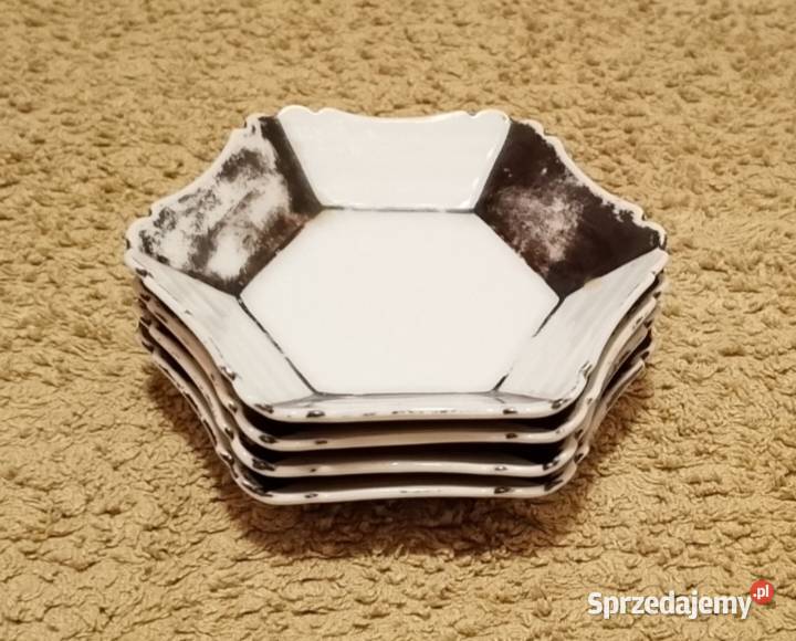 Volkstedt ART DECO antyczny komplet 4 śląskie Katowice