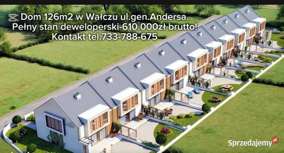 Nowy Dom Andersa Wałcz 126 m2 zachodniopomorskie