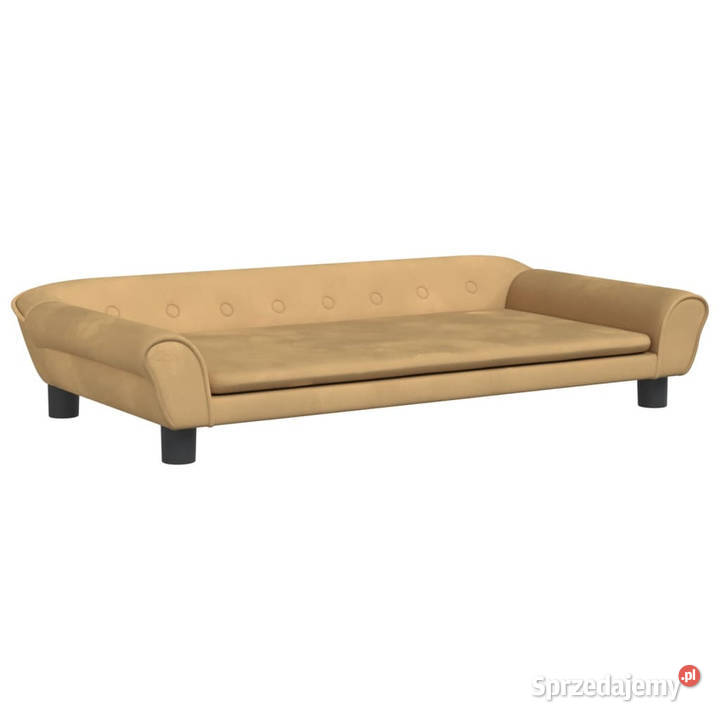 Sofa dzieci brązowa 100x50x26 aksamit WM3196398 Warszawa sprzedam
