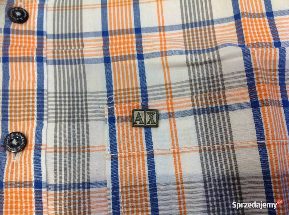 Koszula Męska ARMANI EXCHANGE L Krata NOWA Armani Nowa Sól sprzedam