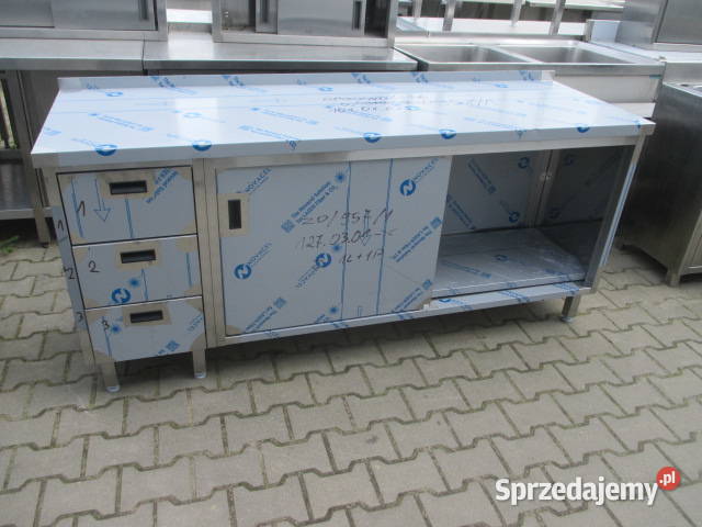Stół Gastronomiczny Drzwi Suwane Szuflady wielkopolskie Ostrów Wielkopolski sprzedam