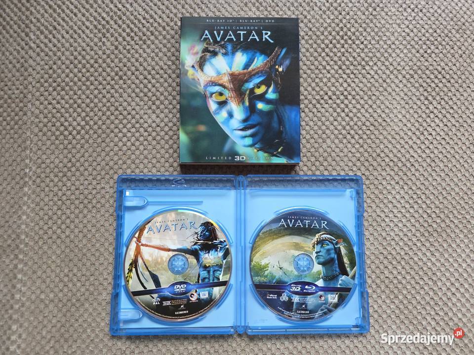 bluray 3D bluray DVD AVATAR limited edition napisy Kraków