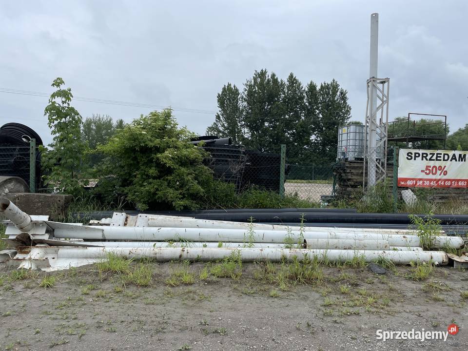 Rura stalowa grubość ścianki 10 mm dł 6 m Łazy sprzedam