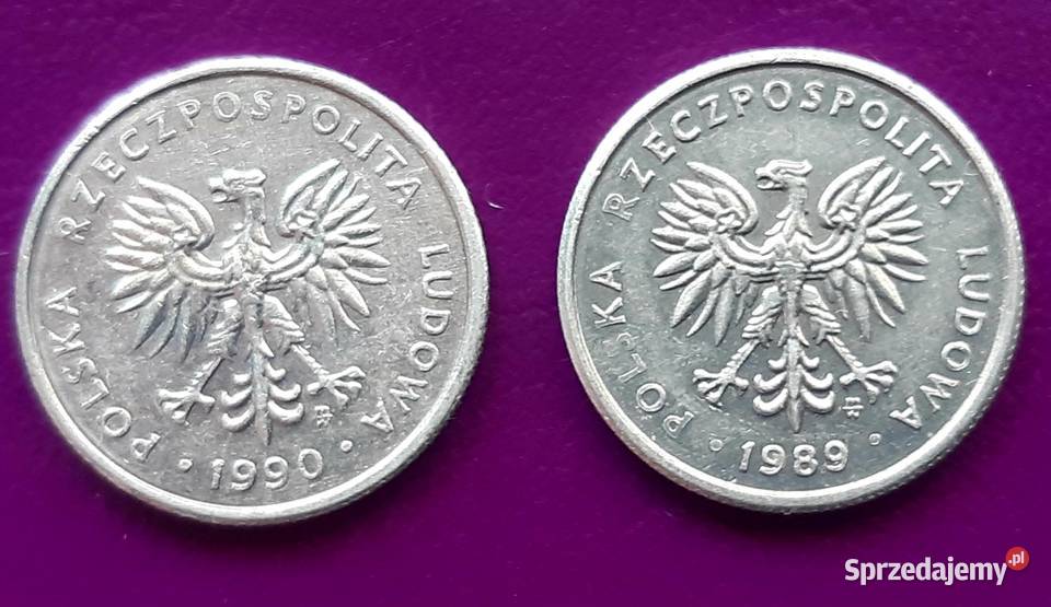 2 Monety PRL 2 ZŁOTE 19891990 Piękne Oryginały mazowieckie Pruszków sprzedam
