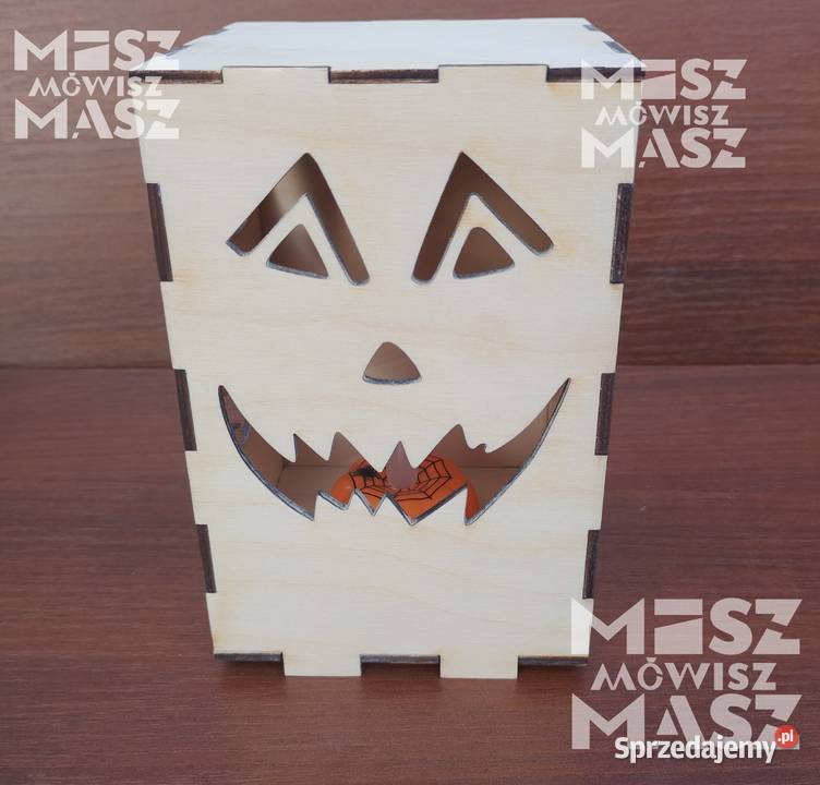 Lampion HALLOWEEN led dekoracje latarnia Rękodzieło Racot
