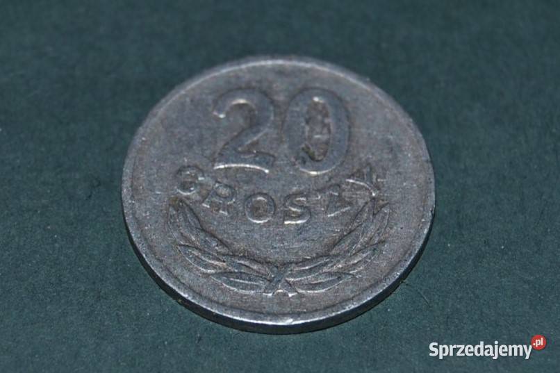 20 groszy 1977r Moneta Starocia Numizmatyka Warszawa