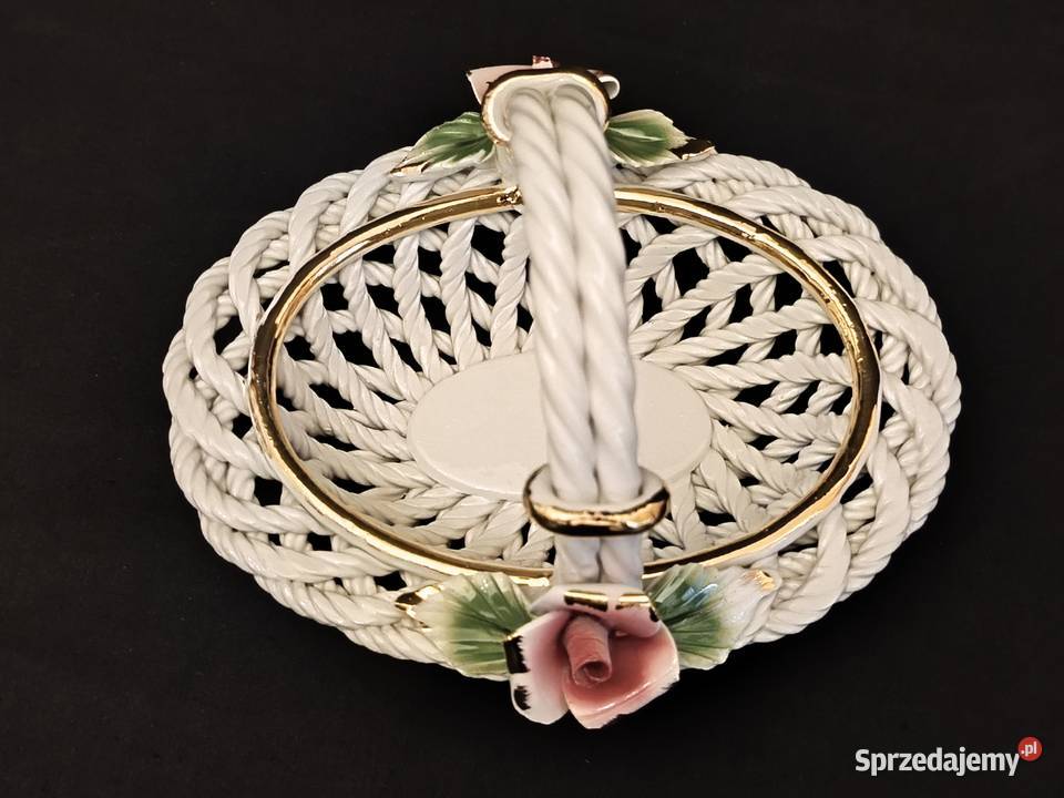 Koszyk porcelanowy Włoski