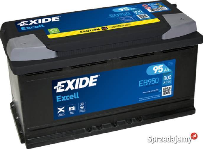 Akumulator Exide Excell 95Ah 800A Układ elektryczny