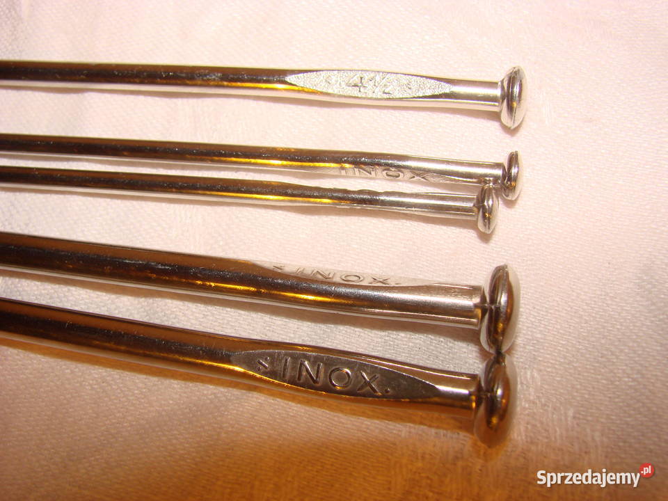 INOX stalowe druty do robótek ręcznych