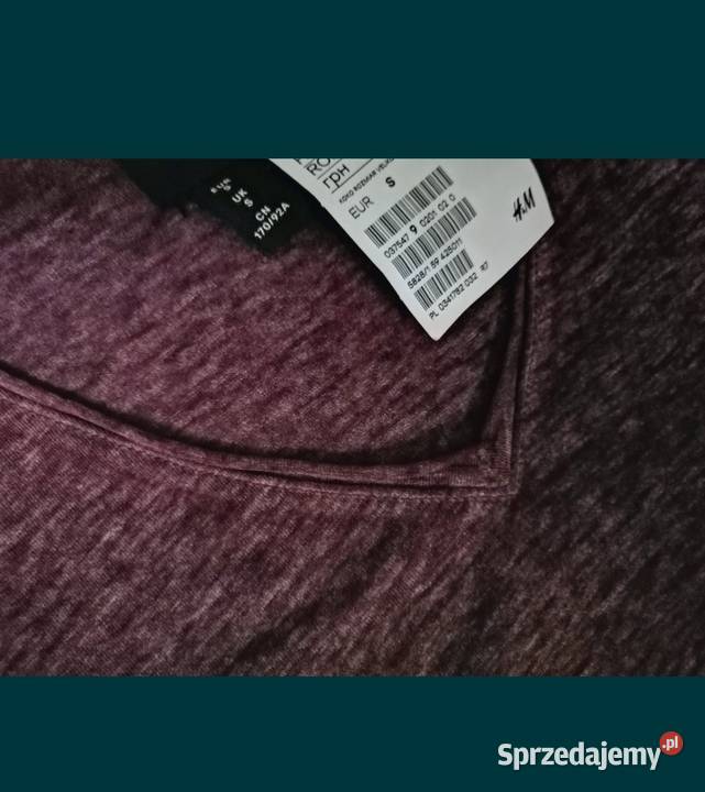 HM koszulka bluzka tshirt basic prosta klasyczna Rozmiar S Leszno