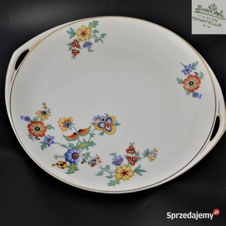 Patera Rosenthal Selb model Donatello 1929r Porcelana i szkło mazowieckie Warszawa