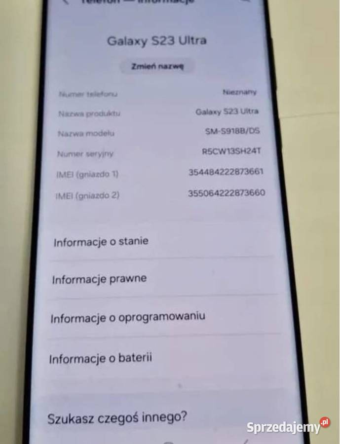 Galaxy s23 ultra 512gb pomarańczowy Lubcza