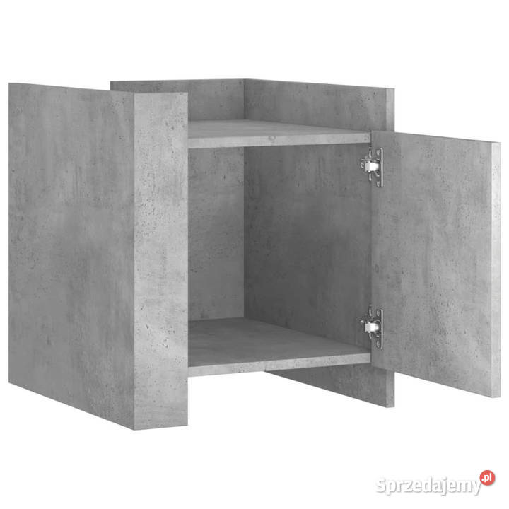 Szafka nocna szary beton 45x50x50 materiał mazowieckie Warszawa